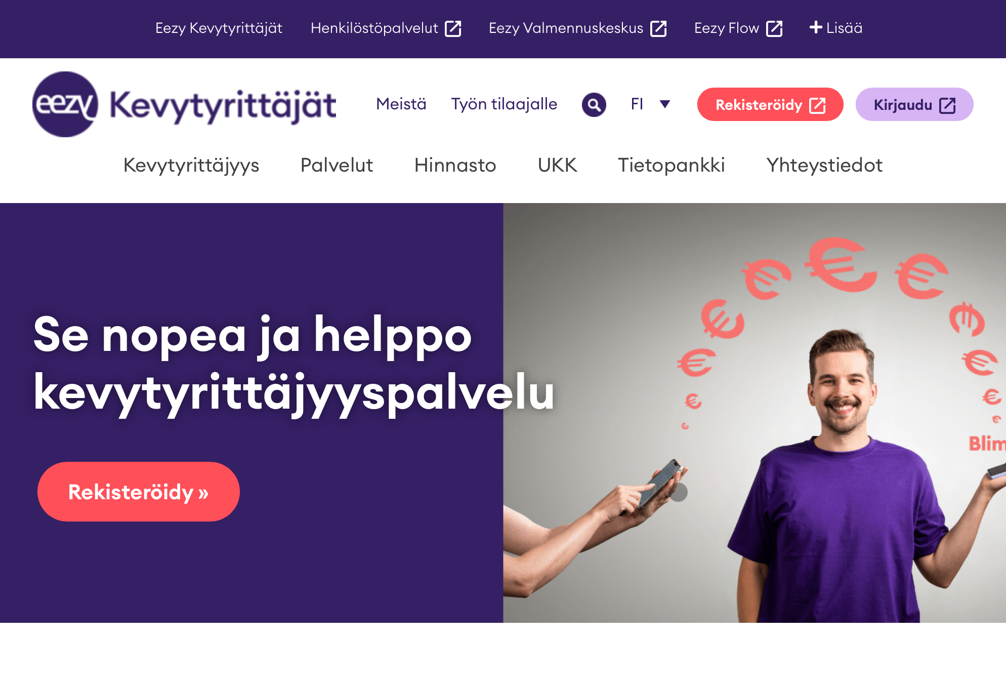 Eezy: Joustavaa yhteistyötä digitaalisen palveluinfrastruktuurin kehittämisessä Background